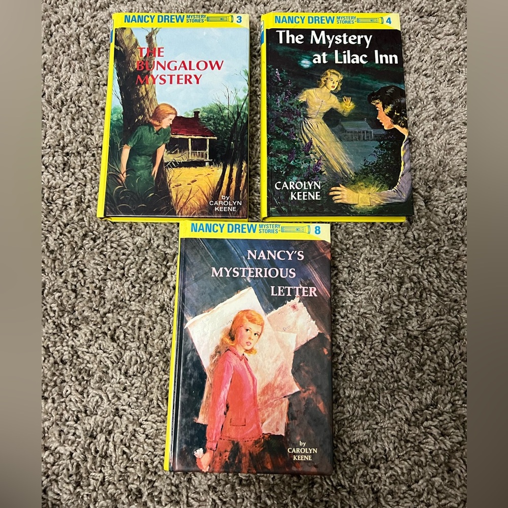 Nancy Drew Mystery Stories Vol. 3,4 and 8